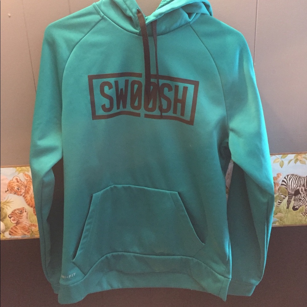 Nike swoosh sweat shirt, dri-fit